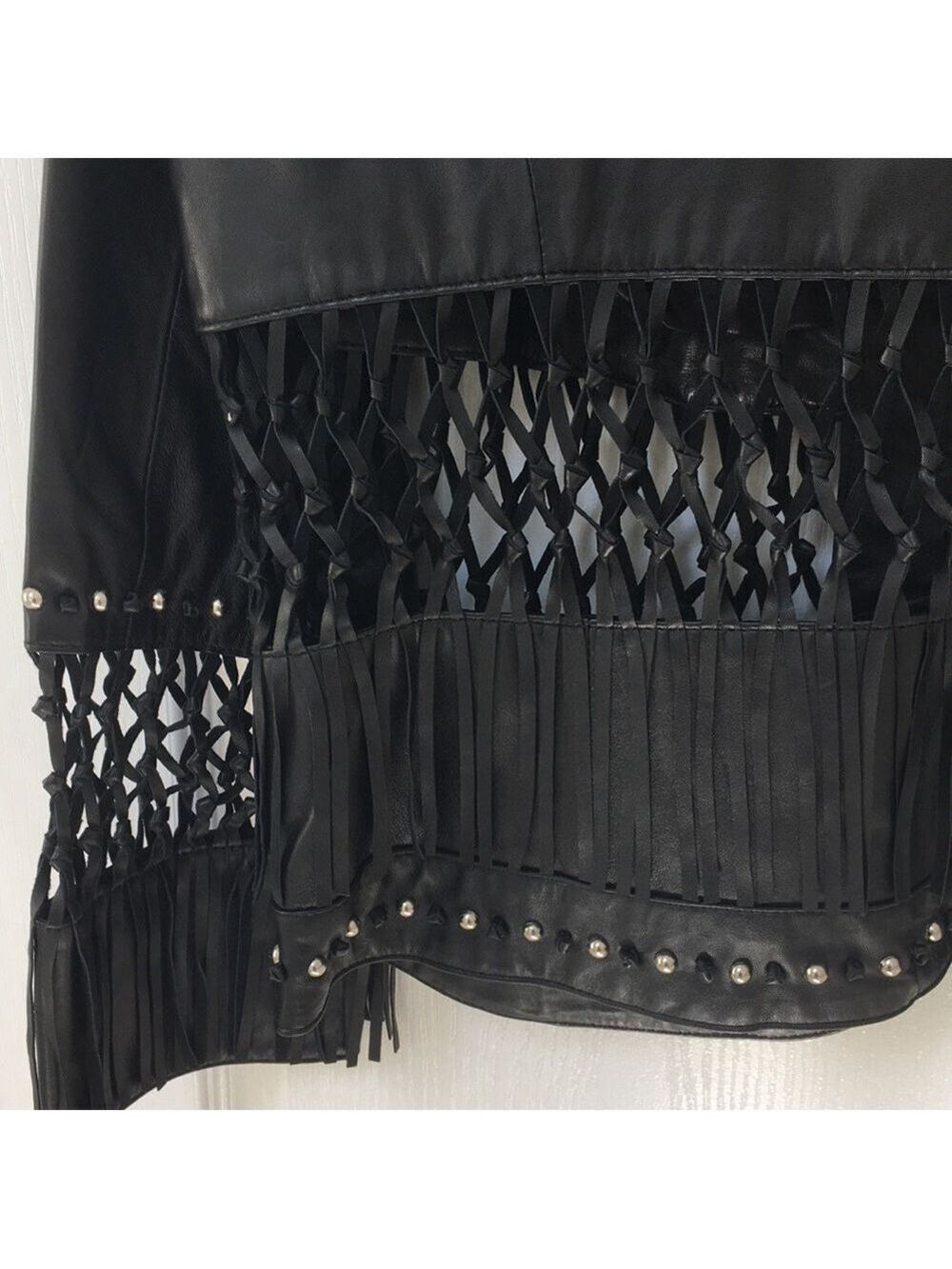 𝅺Pamela McCoy leather jacket - Picture 3 of 8